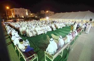 جانب من افتتاح المقر الانتخابي لعاشور