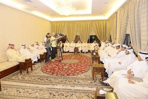 جانب من الحضور في ديوان الوزان