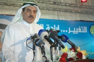 عبدالله المعيوف في احدى ندواته الانتخابية السابقة 
