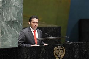 عبدالله الهاجري يلقي كلمة الكويت
