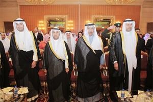 سمو الشيخ جابر المبارك ودعلي العبيدي ودنايف الحجرف وانس الصالح في مقدمة الحضور﻿