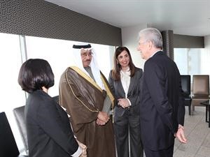 سمو رئيس الوزراء الشيخ جابر المبارك ود رولا دشتي ورئيس وزراء ايطاليا﻿