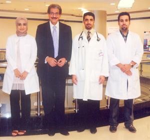 وفد العدان في مؤتمر الطب
