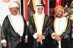 احمد السعدون مشاركا في احتفال السفارة العمانية