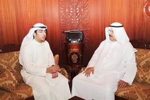 خالد الفارس متحدثا للزميل سلطان العبدان﻿