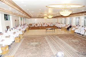 ديوان الخرينج خلال حفل الاستقبال﻿