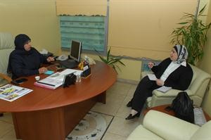 دسلوى الجسار متحدثة للزميلة رندى مرعي
