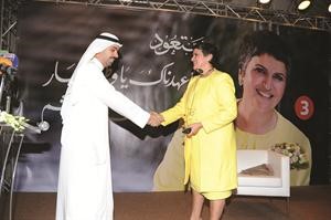 صفاء الهاشم مرحبة بعلي الراشد