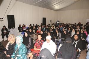 الحاضرات في مقر صفاء الهاشم