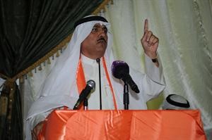 مسلم البراك متحدثا