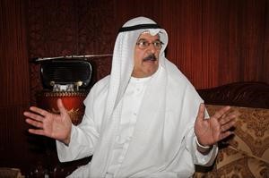 الخالد متحدثا الى ابناء الدائرة الثانية﻿