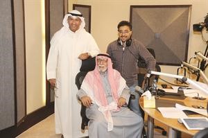 الصلال مع الاعلامي طلال الياقوت والمذيع مايك بلتع هاني الشمري