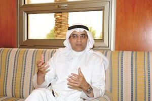 مرشح الدائرة الثالثة النائب السابق احمد المليفي	متين غوزال﻿