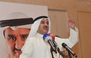 مرشح الدائرة الاولى احمد العبيد متحدثا الى ناخبيه	 تصوير متين غوزال﻿
