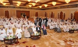 جانب من الحضور في ندوة العبيد﻿