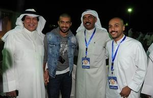 مرشح الدائرة الاولى سعود بوحمد متوسطا الحضور﻿