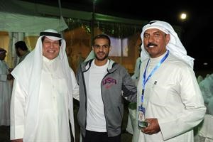 بو حمد خلال افتتاح مقره﻿