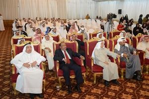 المعلق الرياضي خالد الحربان وسط الحضور﻿