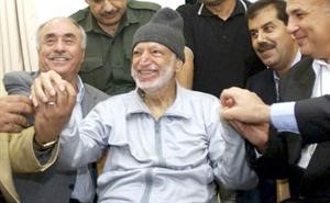 ياسر عرفات في صورة ارشيفية﻿