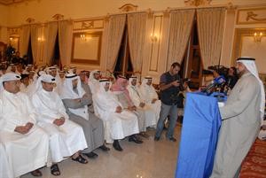 سليمان المنصور متحدثا الى ابناء الدائرة 3	عباس مكحل﻿