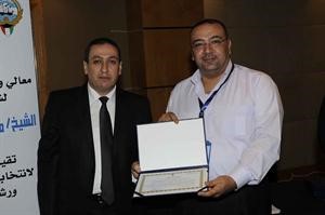 تكريم الزميل اسامة دياب 	هاني عبدالله﻿
