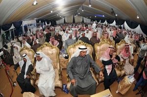 المقر الانتخابي لسعود الحريجي امتلا بابناء وناخبي الدائرة الرابعة﻿