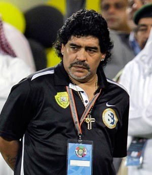 مارادونا مدرب فريق الوصل السابق