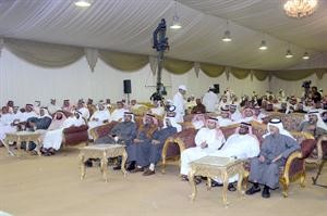 مقر فهد العجمي امتلا بابناء الدائرة الرابعة