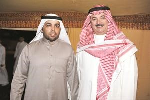 ناصر الدويلة مع الزميل هاني الشمري
