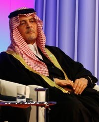  الامير سعود الفيصل خلال افتتاح مركز الملك عبدالله للحوار بين الاديان﻿