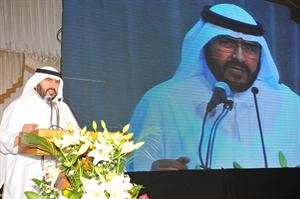سعدون حماد متحدثا الى ناخبيه﻿