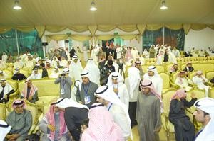  مقر براك النون وقد امتلا بالحضور﻿