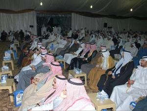 جانب من الحضور في افتتاح مقر عمش الشمري﻿