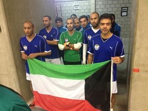 لاعبو المنتخب قبل احدى المباريات
