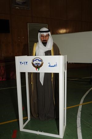 الشيخ علي الجابر يختار مرشحه﻿
