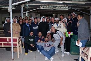 صورة جماعية للنائب الشطي مع ابناء الدائرة بعد اعلان النتائج﻿