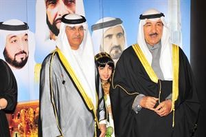 الشيخ جابر العبدالله مهنئا السفير الاماراتي علي بن شكر﻿