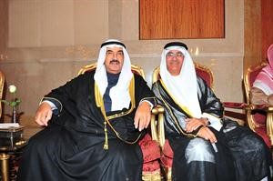 سمو الشيخ ناصر المحمد مع السفير الاماراتي	اسامة ابوعطية﻿
