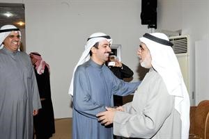علي الراشد مهنئا عدنان عبدالصمد
