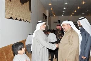 ويتلقى تهنئة ومباركة