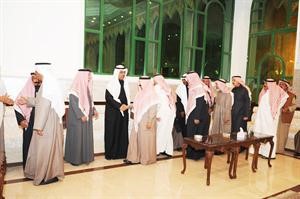 جانب من حفل الاستقبال الذي اقامه الخرينج