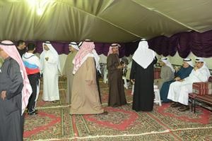 جانب من الحضور في مقر هاني شمس
