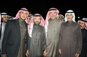 محمد البراك يتلقى التهنئة من عصام الدبوس قاسم باشا