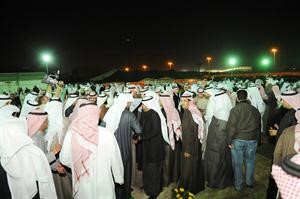 الحضور خلال حفل استقبال البراك