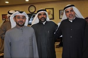 هشام البغلي يتلقى تهاني الفوز