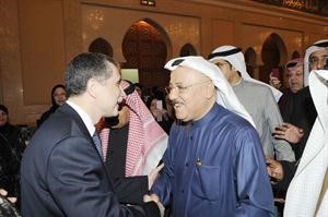 السفير اللبناني مهنئا نبيل الفضل
