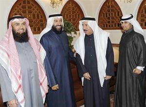 عباس الخضاري مهنئا دعلي العمير