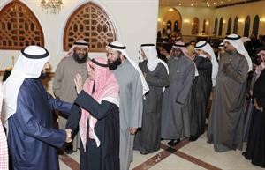 دعلي العمير يتلقى التهاني من ابناء الدائرة الثالثة