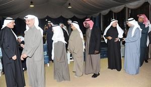 المهنئون في مقر عبدالله المعيوف﻿