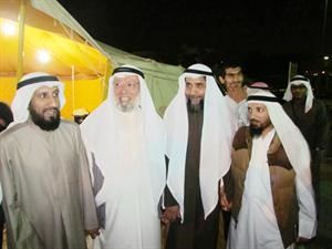  احمد باقر وخالد الخراز يهنئان عبدالرحمن الجيران عباس مكحل
